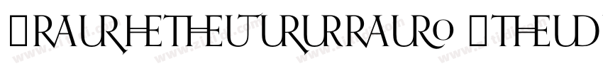 OrpheusPro Medium字体转换